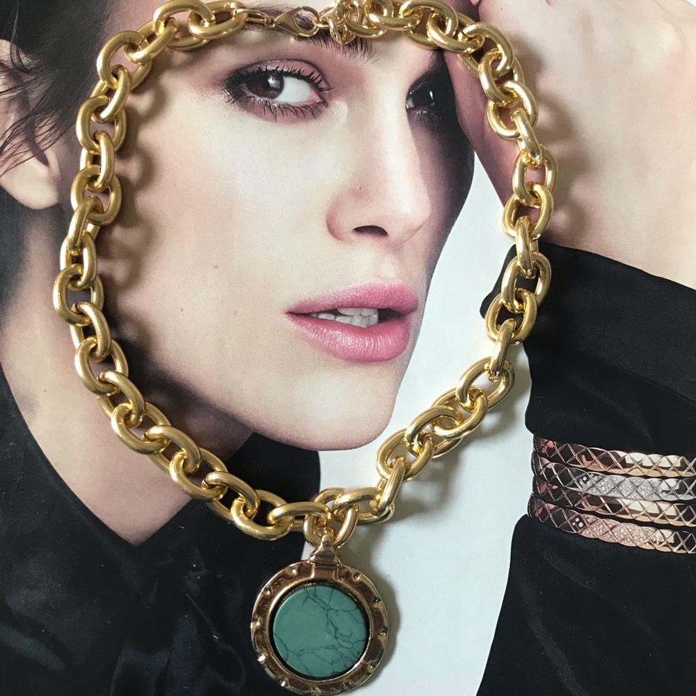 Chunky Gold Necklace - Picture 3 of 4